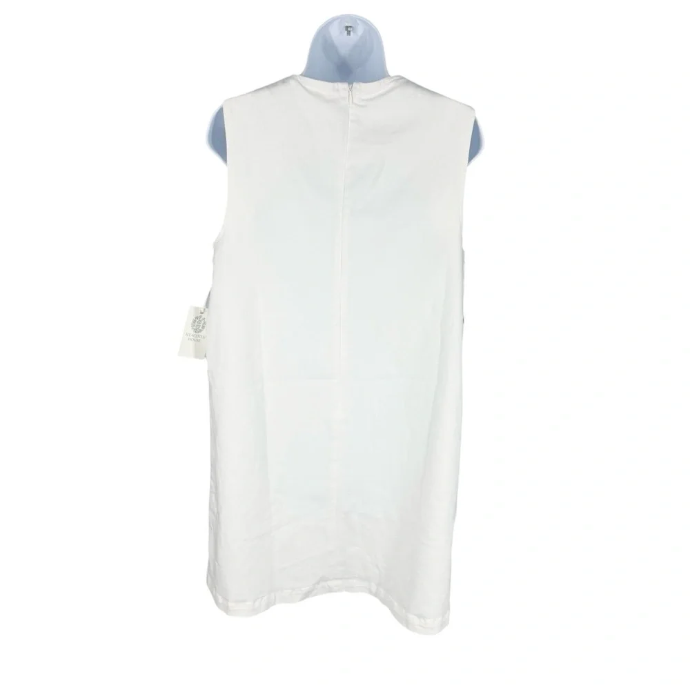 Tuckernuck Hyacinth House Bitsy Twill Mini Swing Dress White NWT Size L - Picture 6 of 12